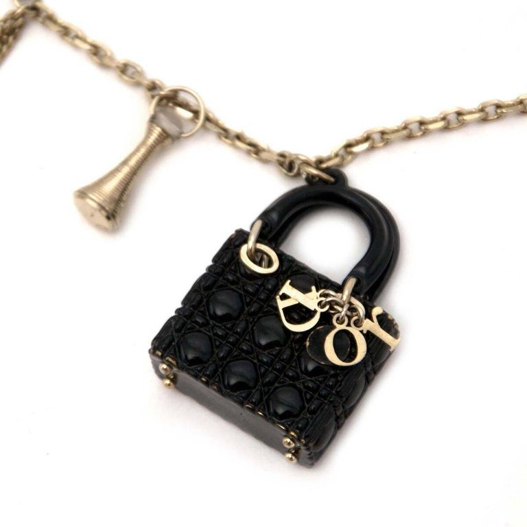 Christian Dior Charm Necklace at 1stDibs dior charms, dior pendant