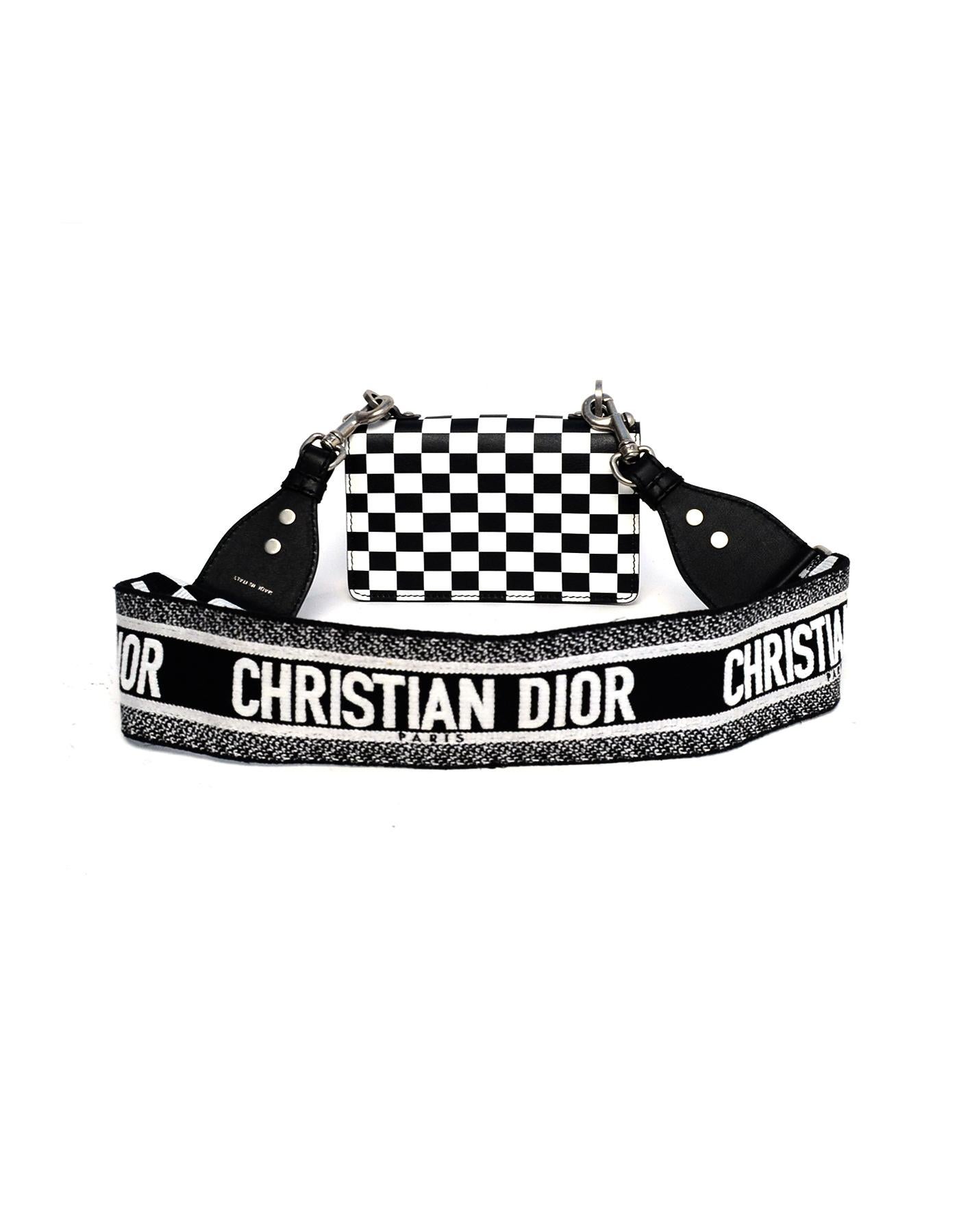 christian dior checkered bag