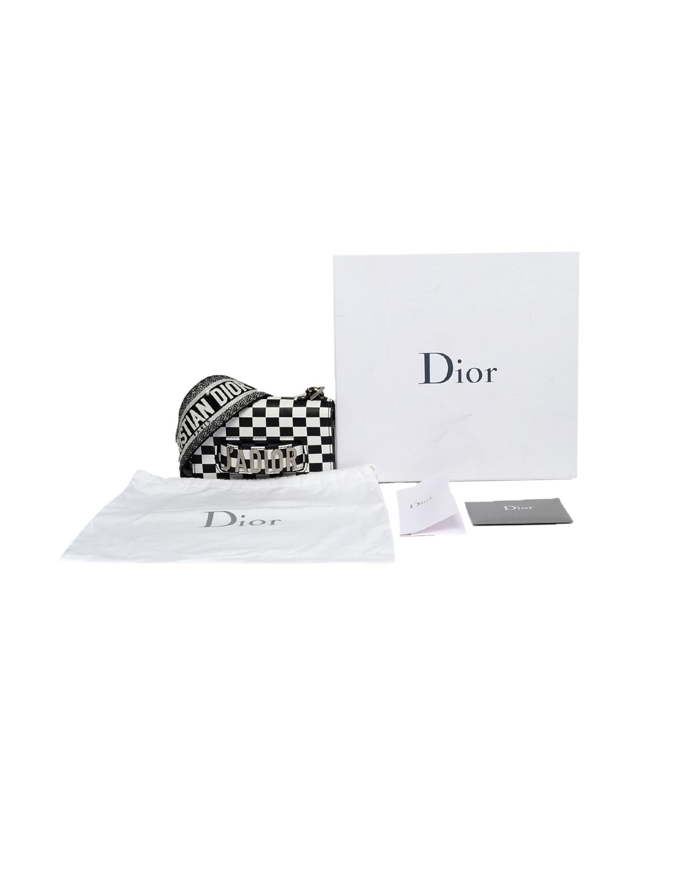 Christian Dior Checkered Calfskin Mini J'Adior Dio(r)evolution Flap Bag 1