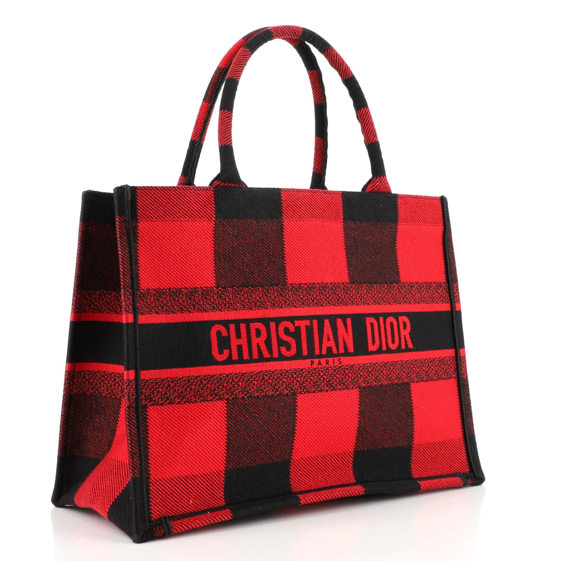 dior tote bag red
