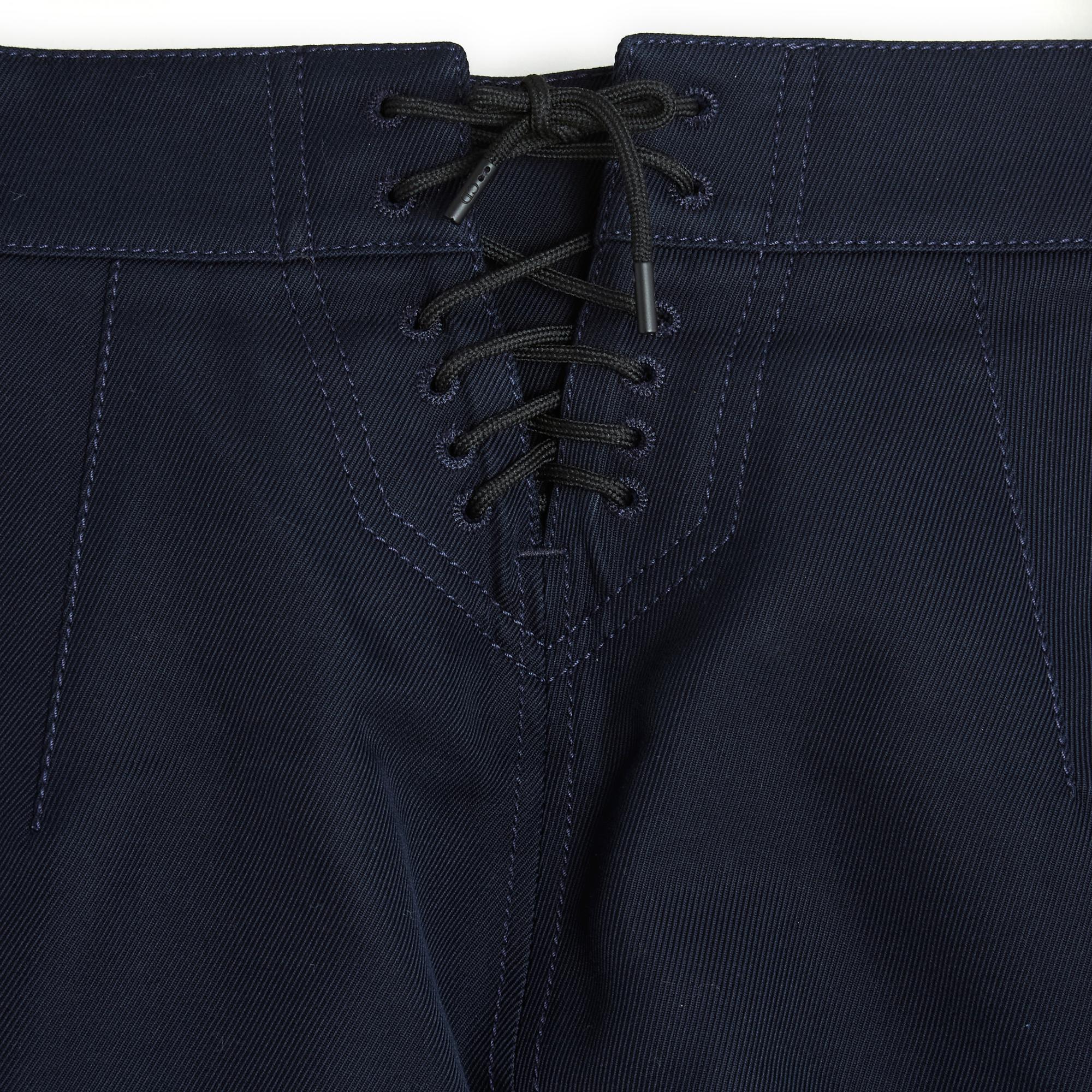 Christian Dior Chiuri Pantalon FR40 Navy Cotton Sailor Pants US29 2