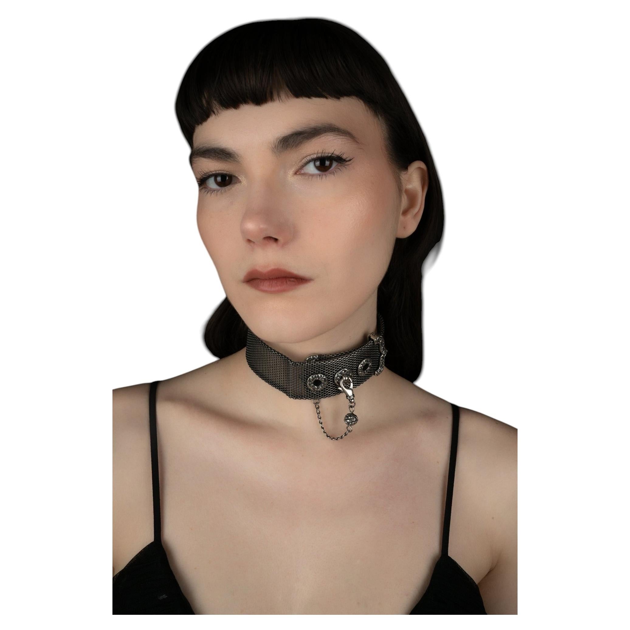 Christian Dior choker necklace by John Galliano circa 1999 For