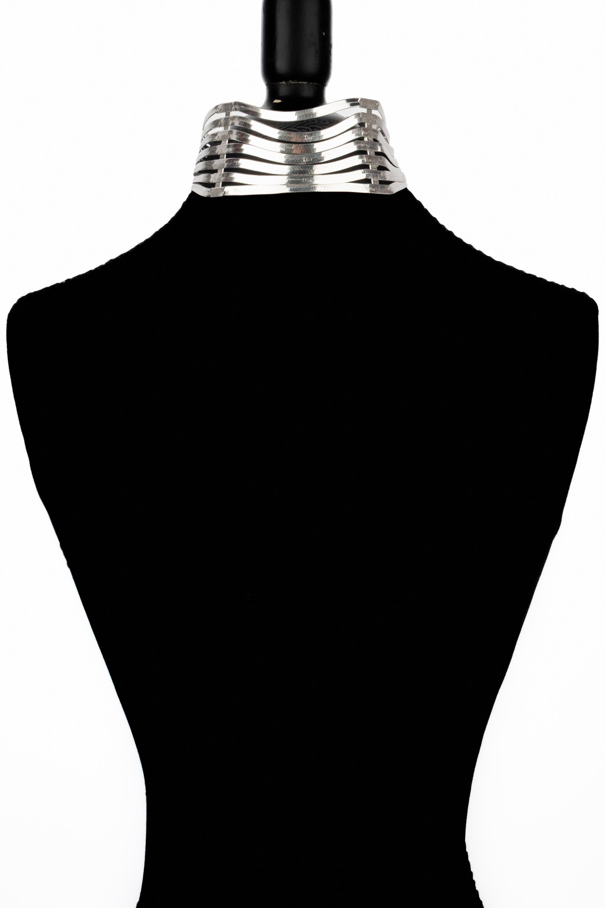 Christian Dior choker necklace In Excellent Condition For Sale In SAINT-OUEN-SUR-SEINE, FR