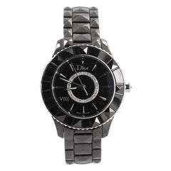 Christian Dior Christal VIII Quartz Watch Ceramic and Stainless Steel