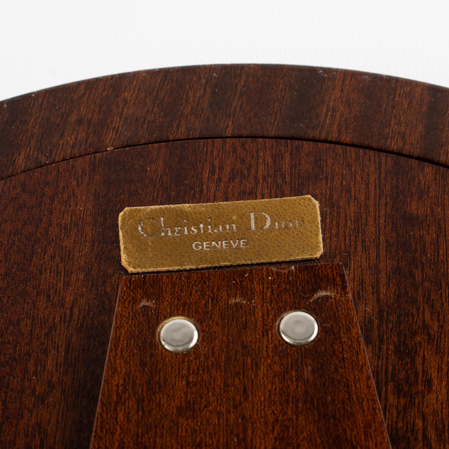 Late 20th Century Christian Dior Chrome and Brass Modernist Multi-View Picture Frame, circa 1970 For Sale