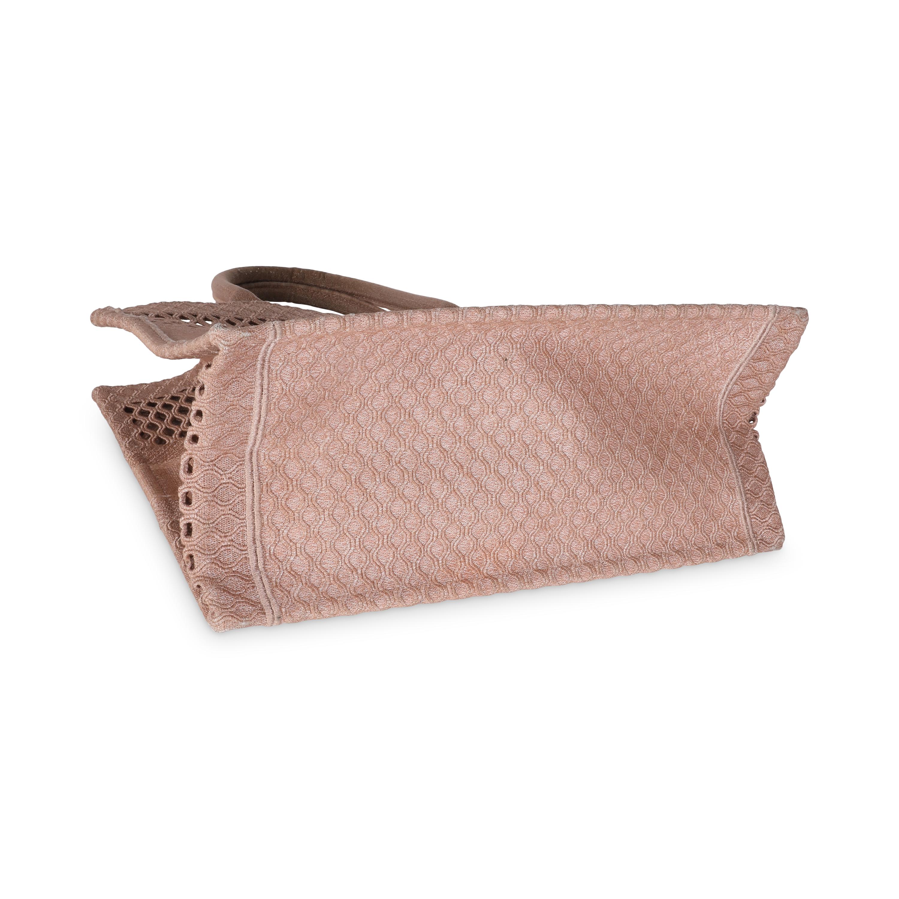 Christian Dior Clay Mesh Embroidered Medium Book Tote 1