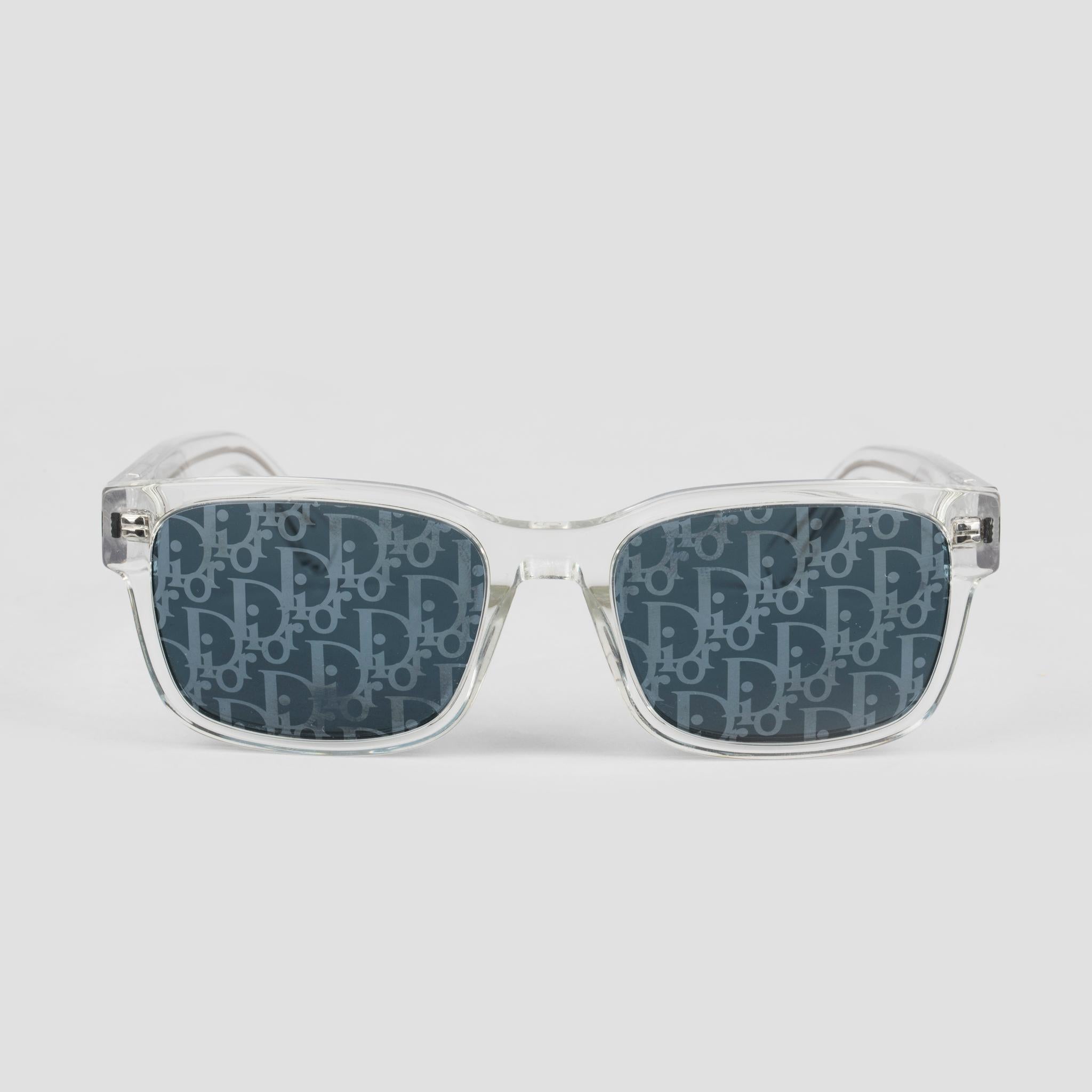 Christian Dior Klare, schräge Sonnenbrille im Angebot 4