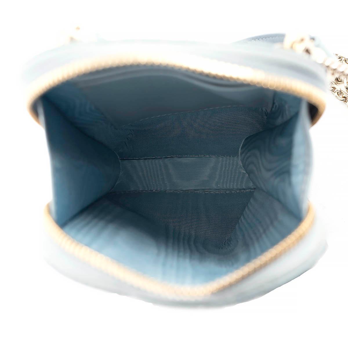 CHRISTIAN DIOR Azul nube Cannage LADY DIOR CALL'IN DIOR PORTAFONOS Bolsa 2