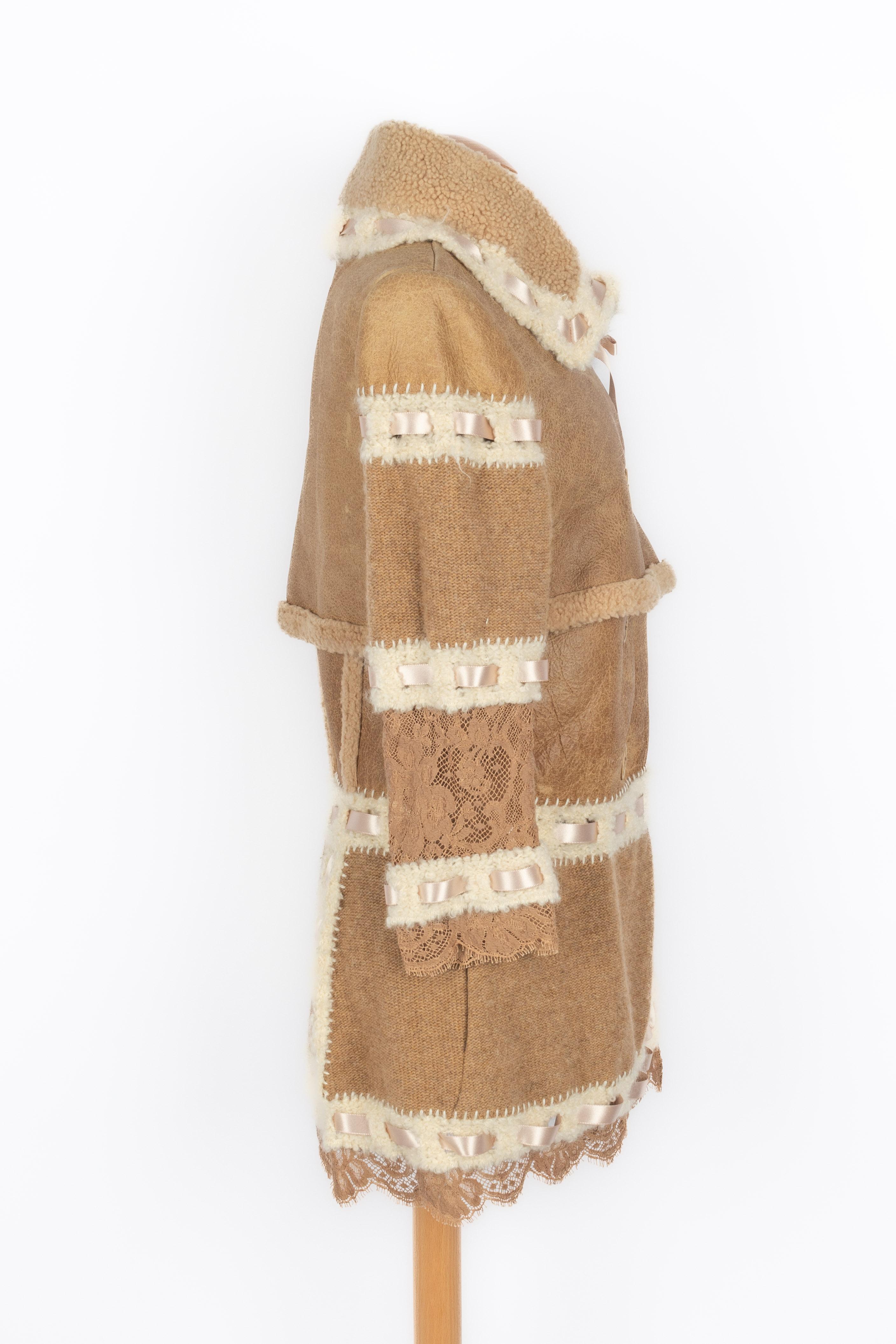 Marrone Cappotto Christian Dior 2005 in vendita
