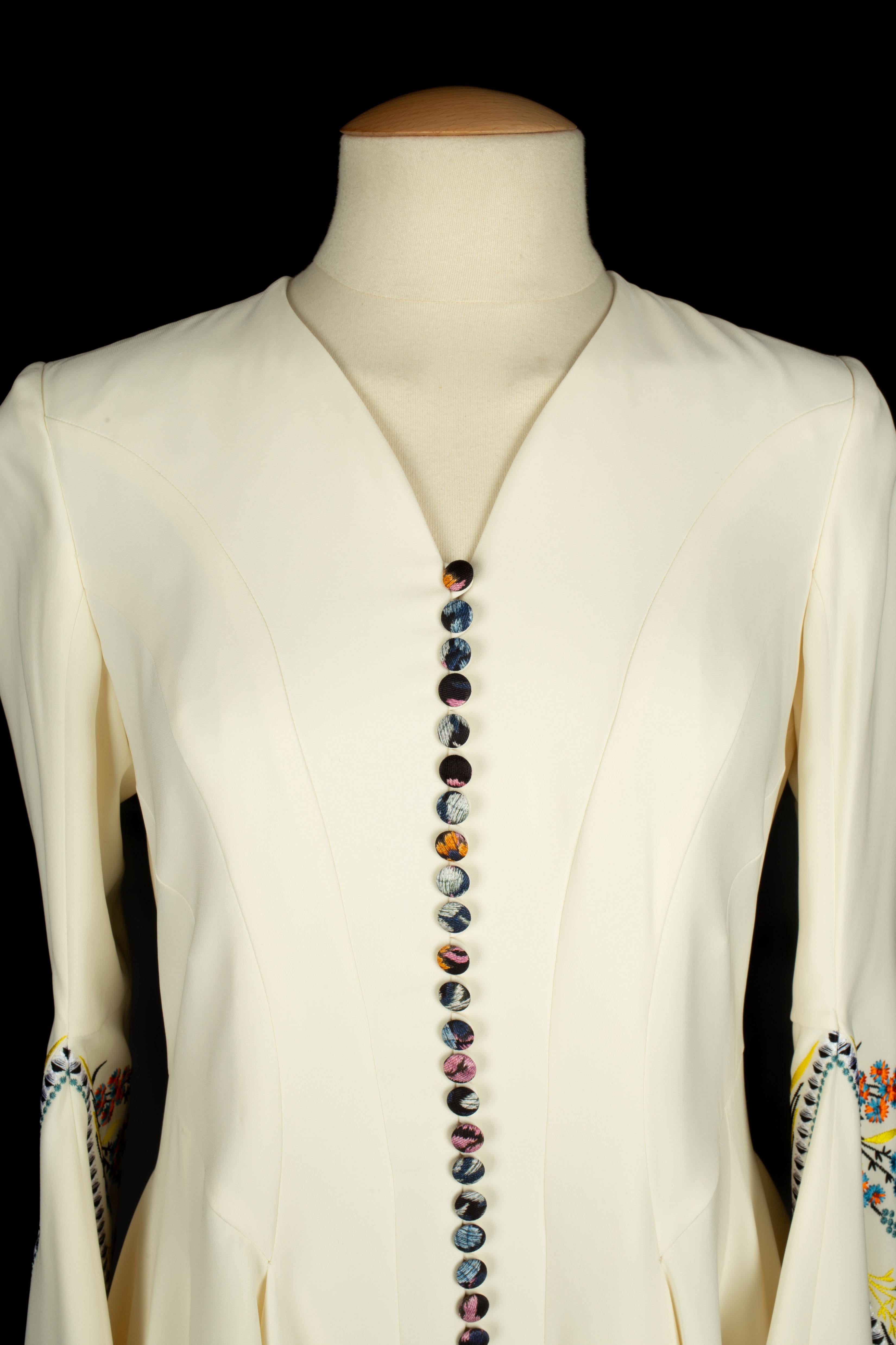 Beige Abito cappotto Christian Dior Estate 2015 in vendita