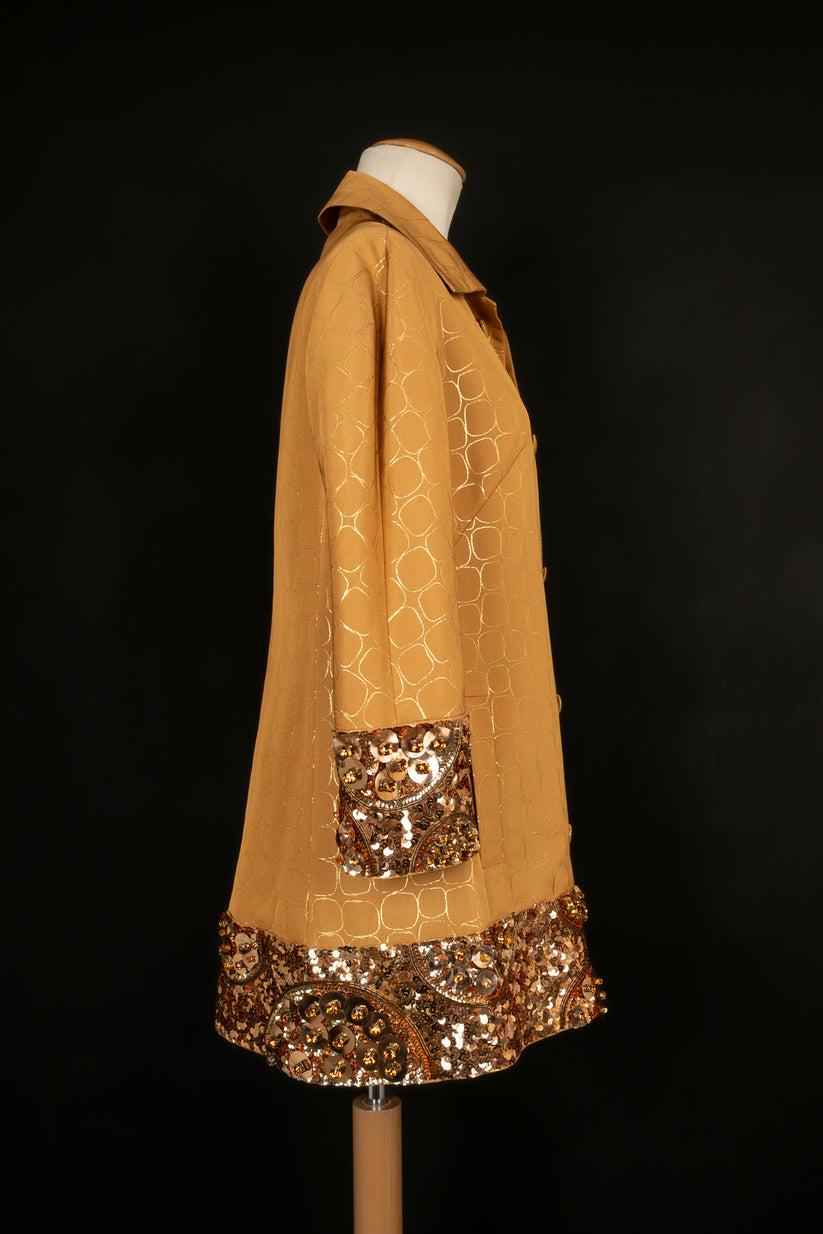 Women's Christian Dior Coat Made of Silk, 2008 For Sale