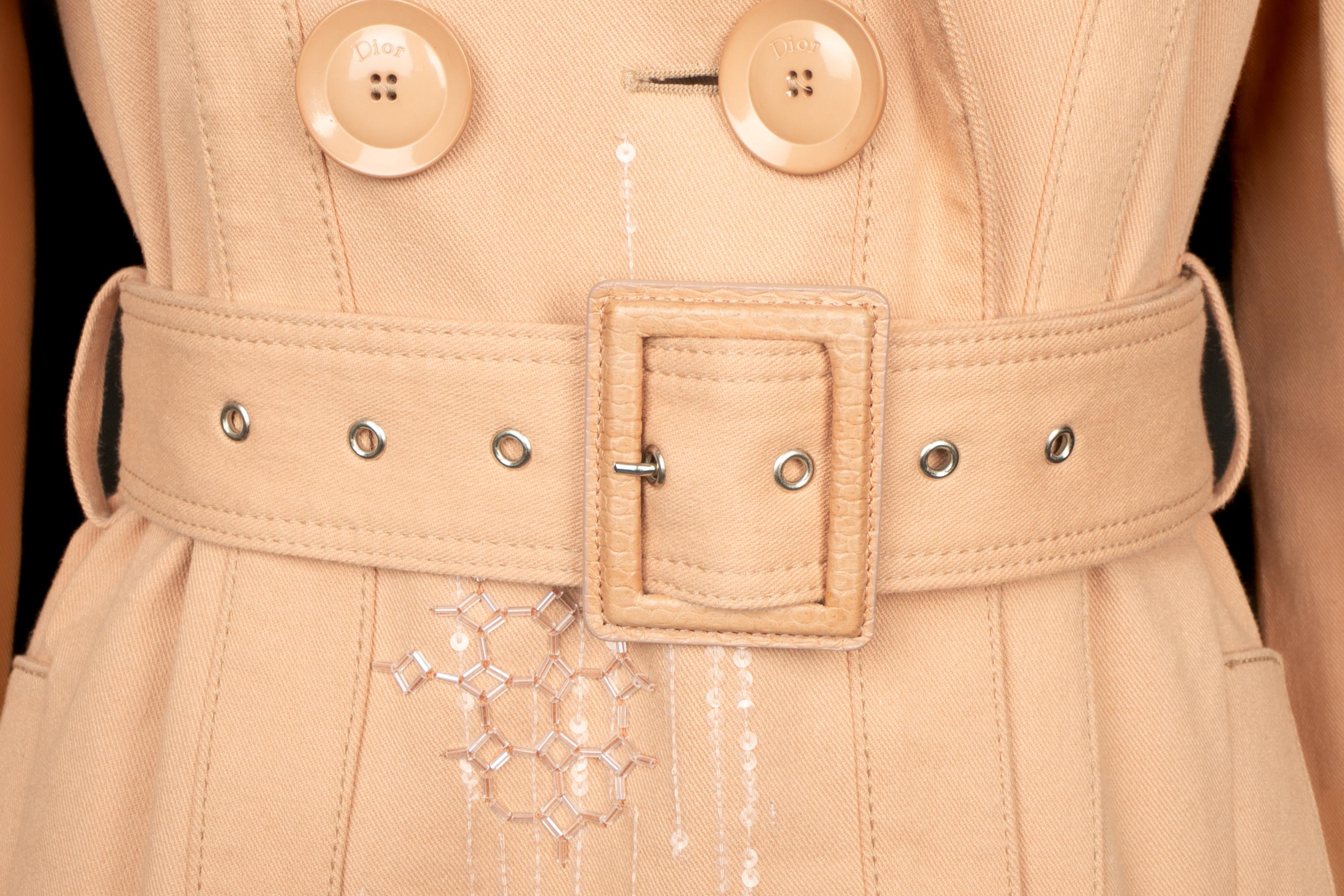 Christian Dior coat summer 2006 im Zustand „Hervorragend“ im Angebot in SAINT-OUEN-SUR-SEINE, FR