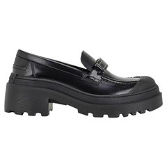 Christian Dior Code Loafer Cuir de veau brossé Noir 37