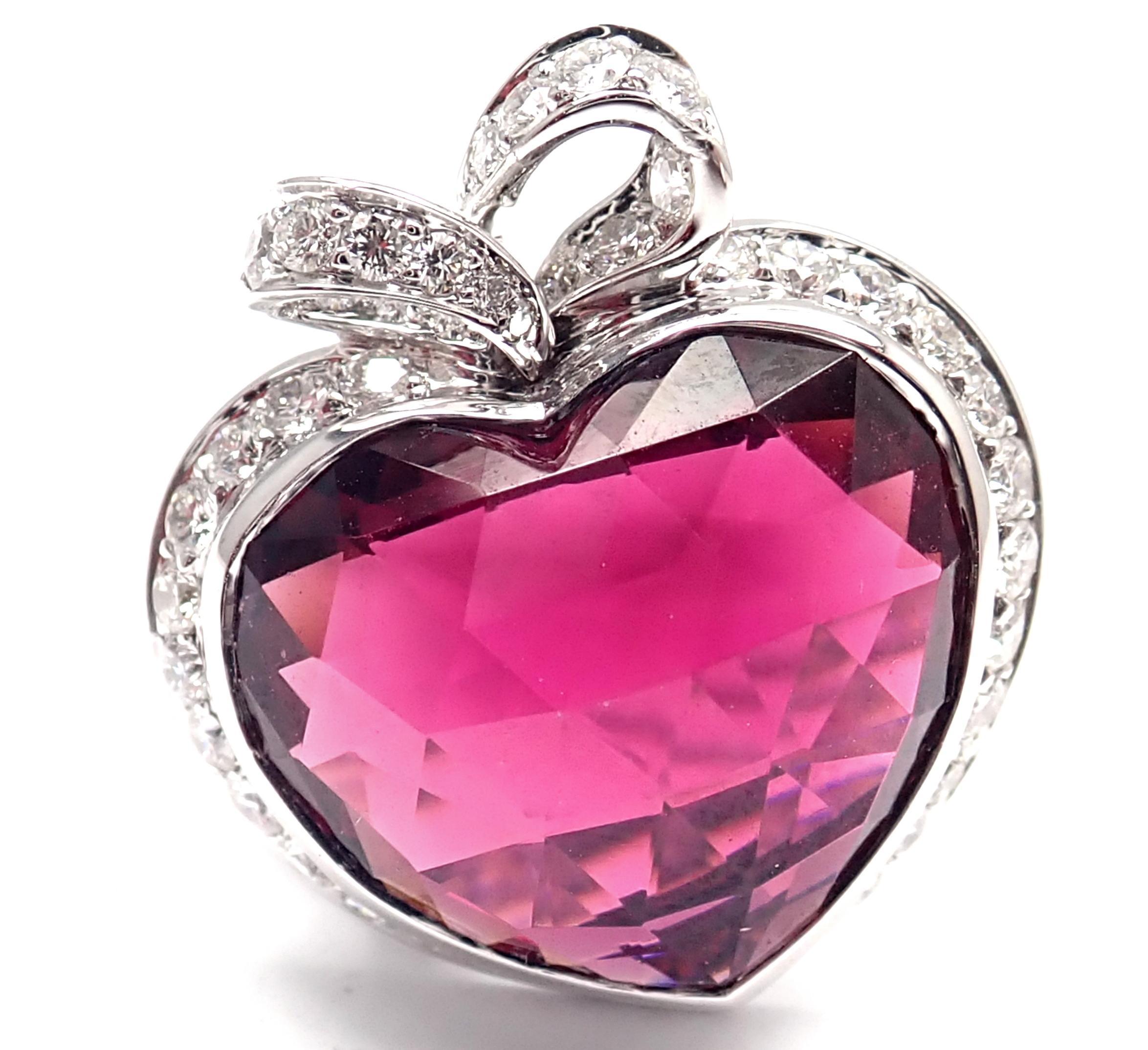 Christian Dior Coeur Romantique Diamond Pink Tourmaline White Gold Ring ...