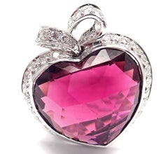 Christian Dior Coeur Romantique Diamond Pink Tourmaline White Gold Ring