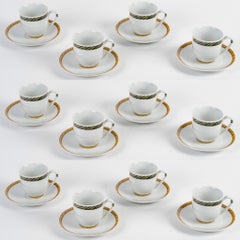 Christian Dior - Set da caffè Torsadior in porcellana - 12 persone