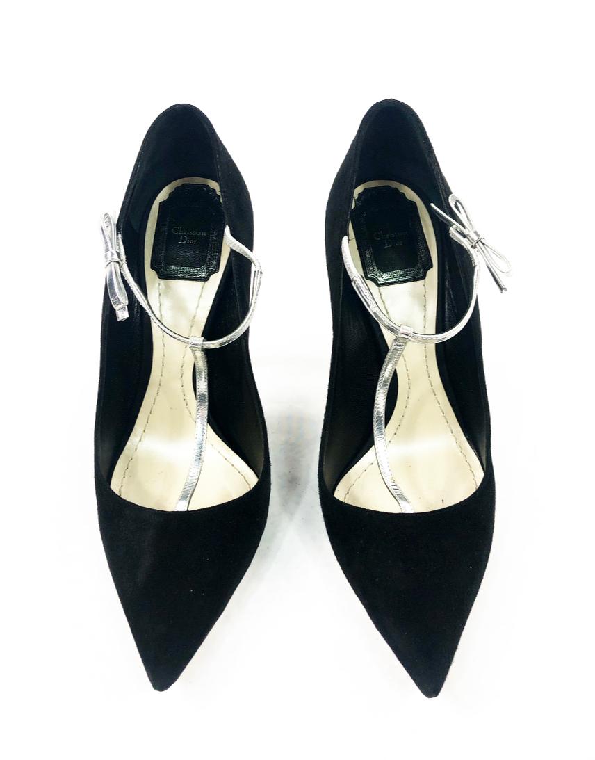 christian dior pumps with bow