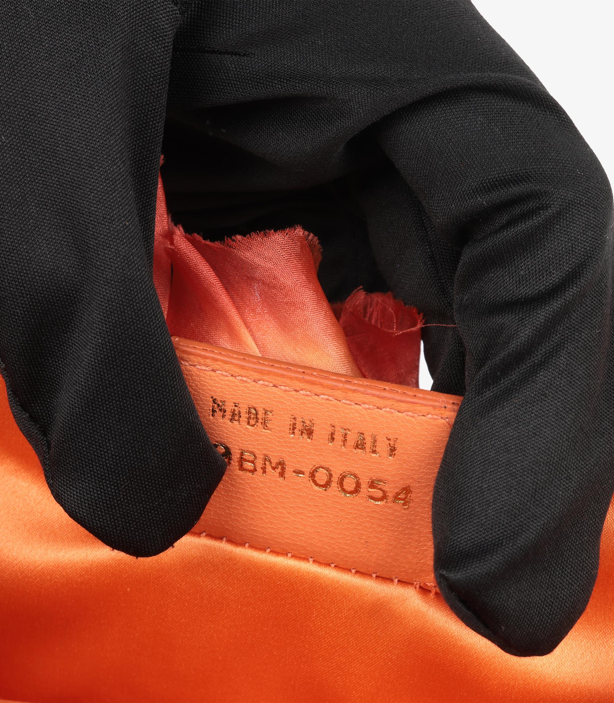 Christian Dior Coral Silk Vintage Rose Petal Mini Saddle Bag 5
