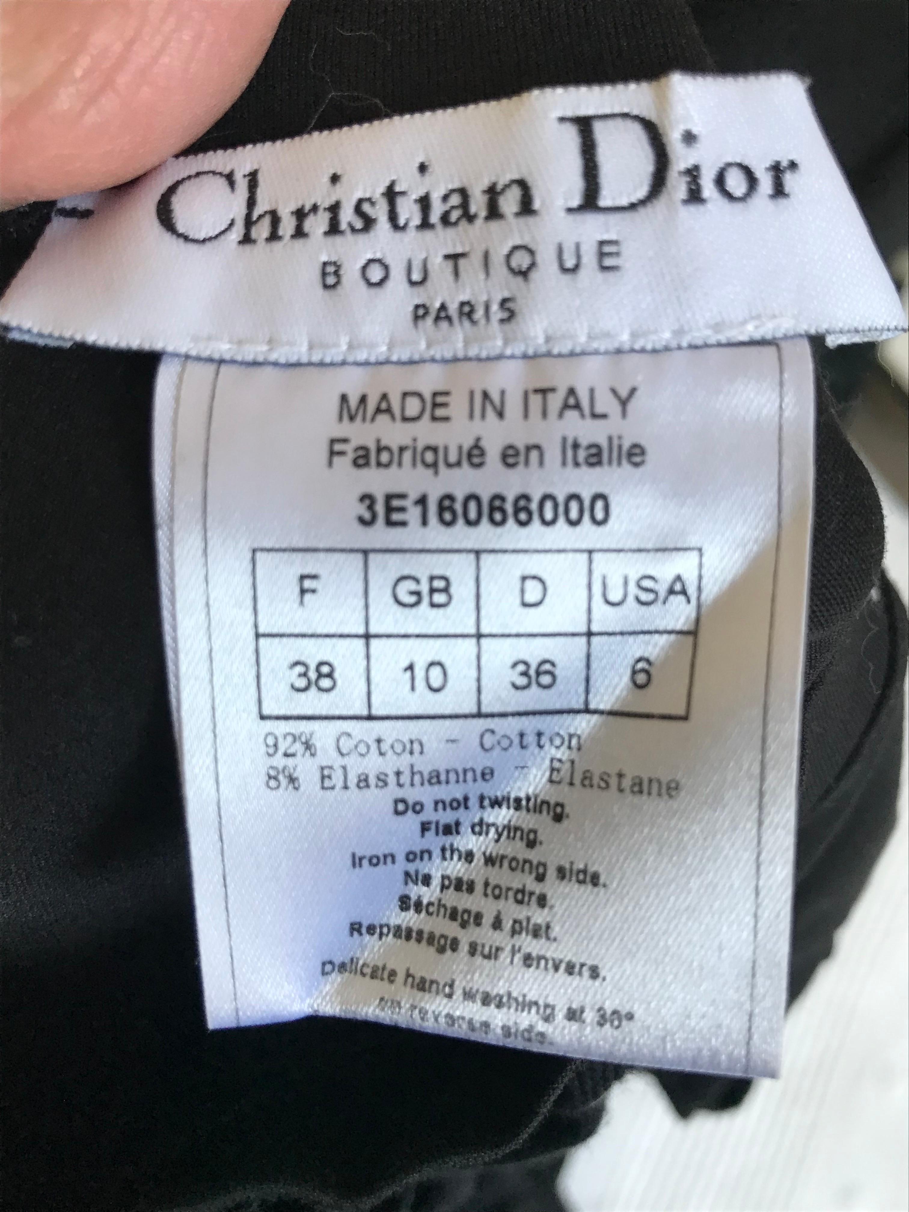 CHRISTIAN DIOR Robe à lacets style corset. en vente 7