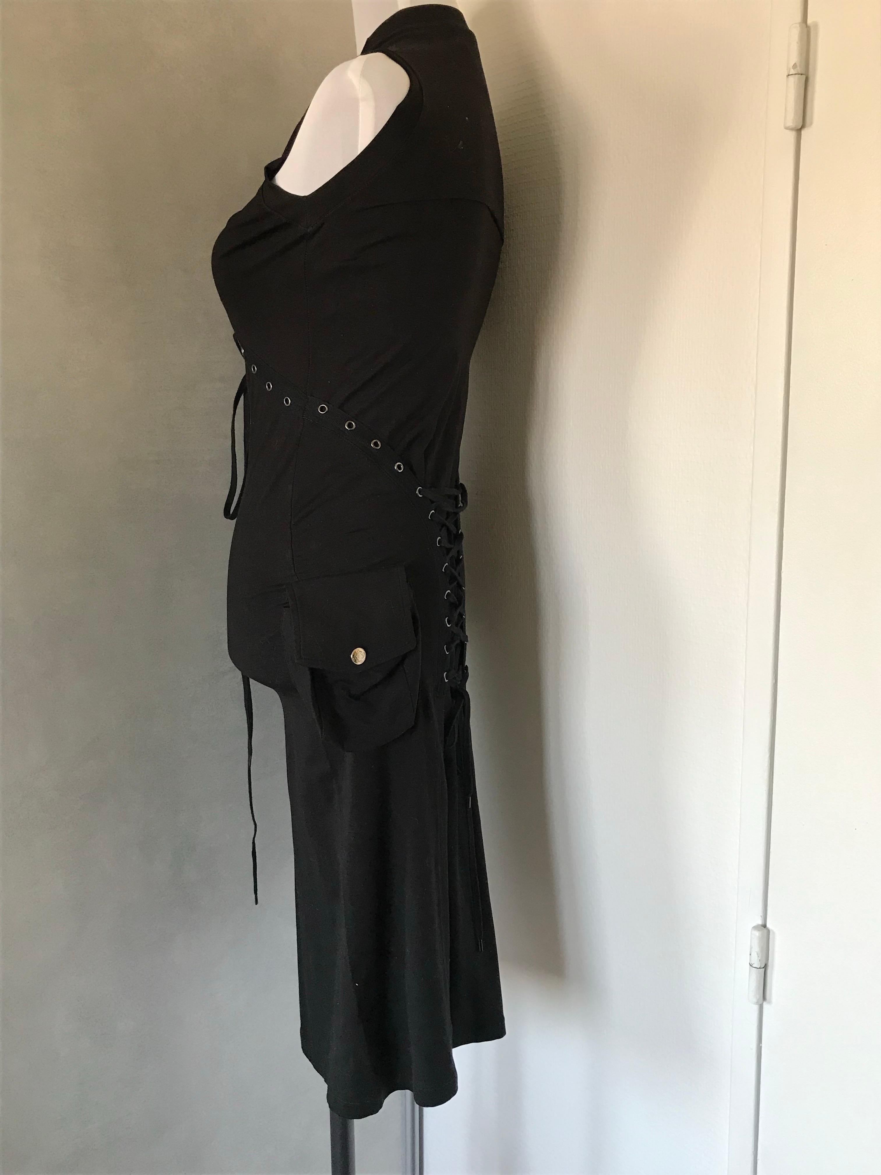 CHRISTIAN DIOR Robe à lacets style corset. en vente 1