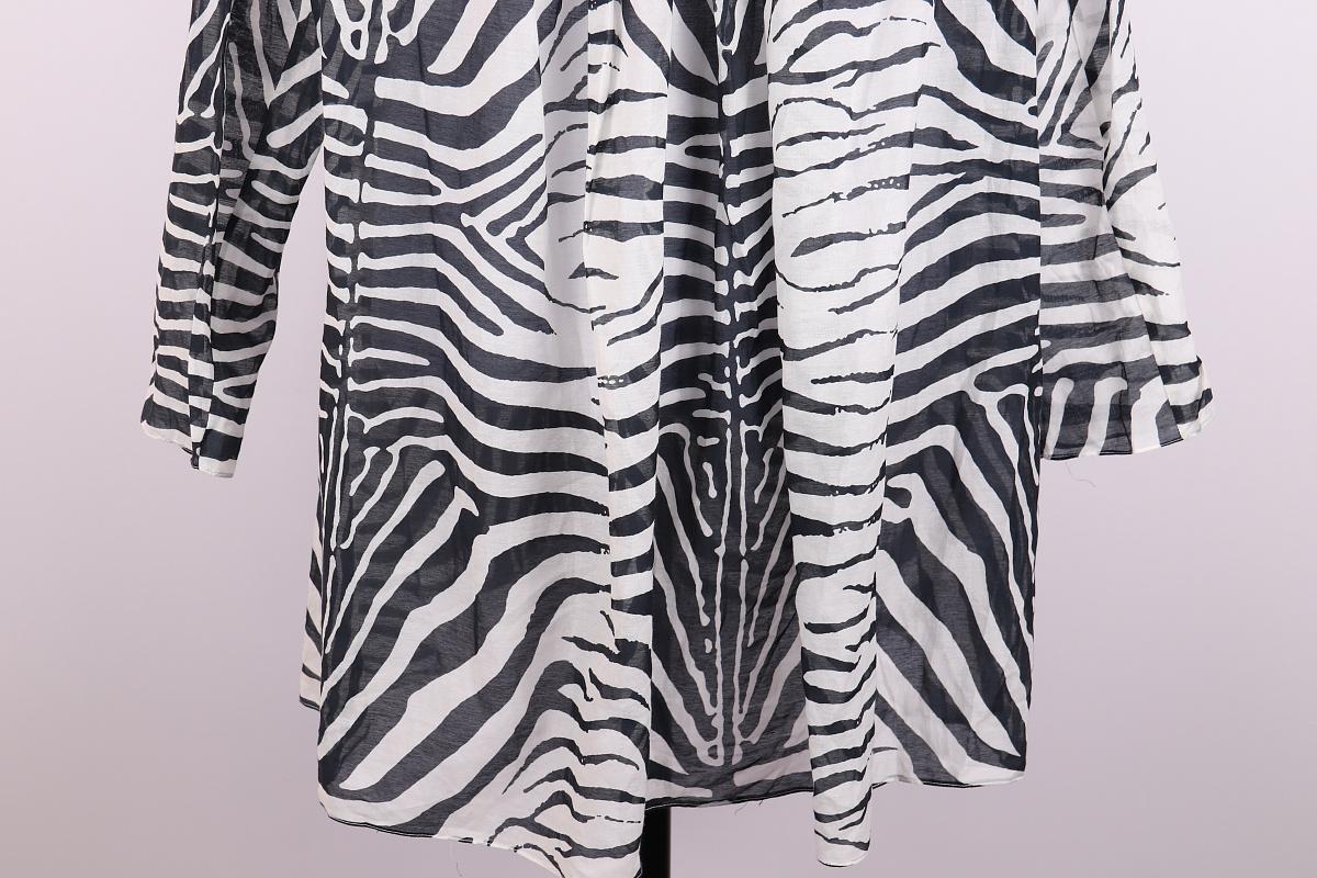 Christian Dior Bluse aus Baumwolle und Seide im Angebot 5