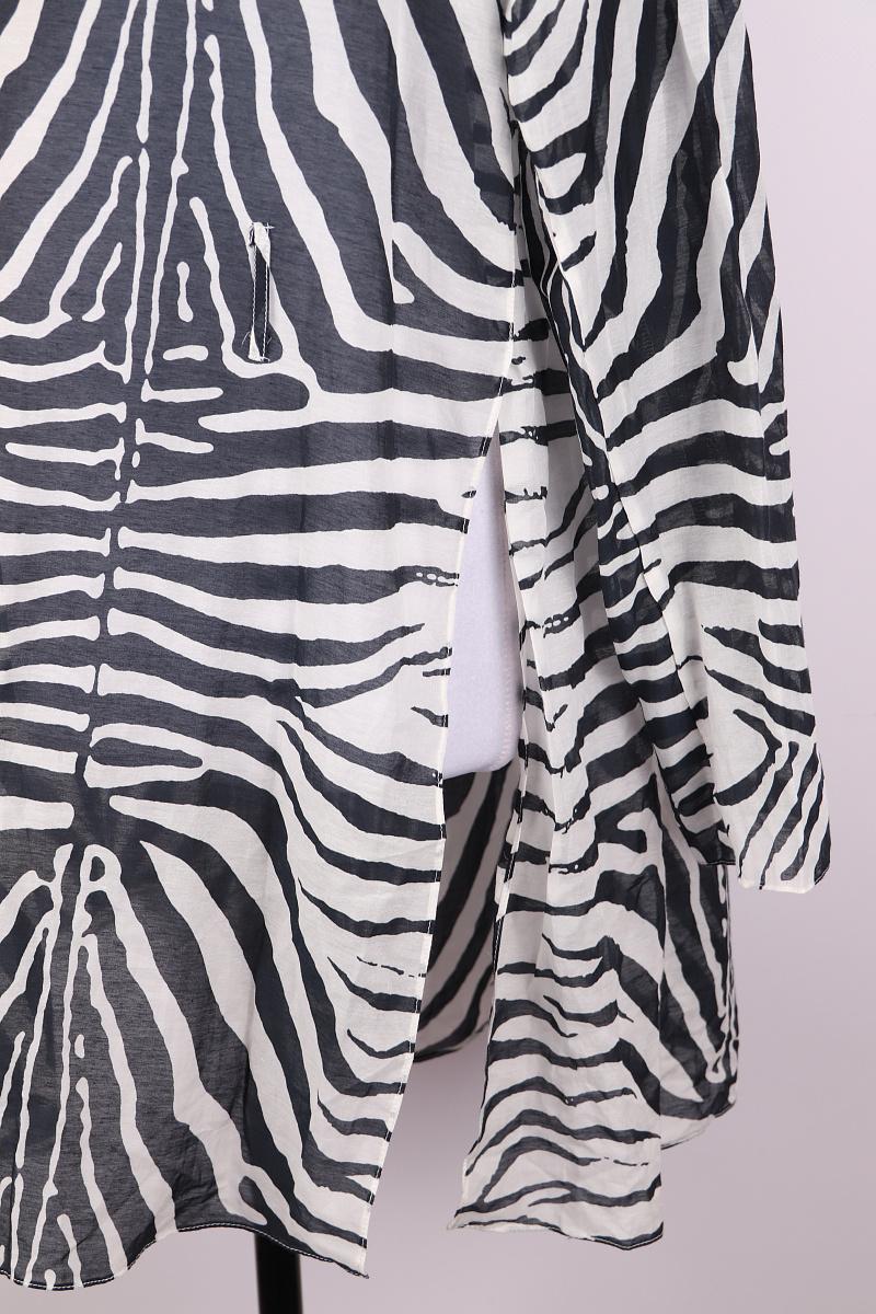 Christian Dior Bluse aus Baumwolle und Seide im Angebot 6