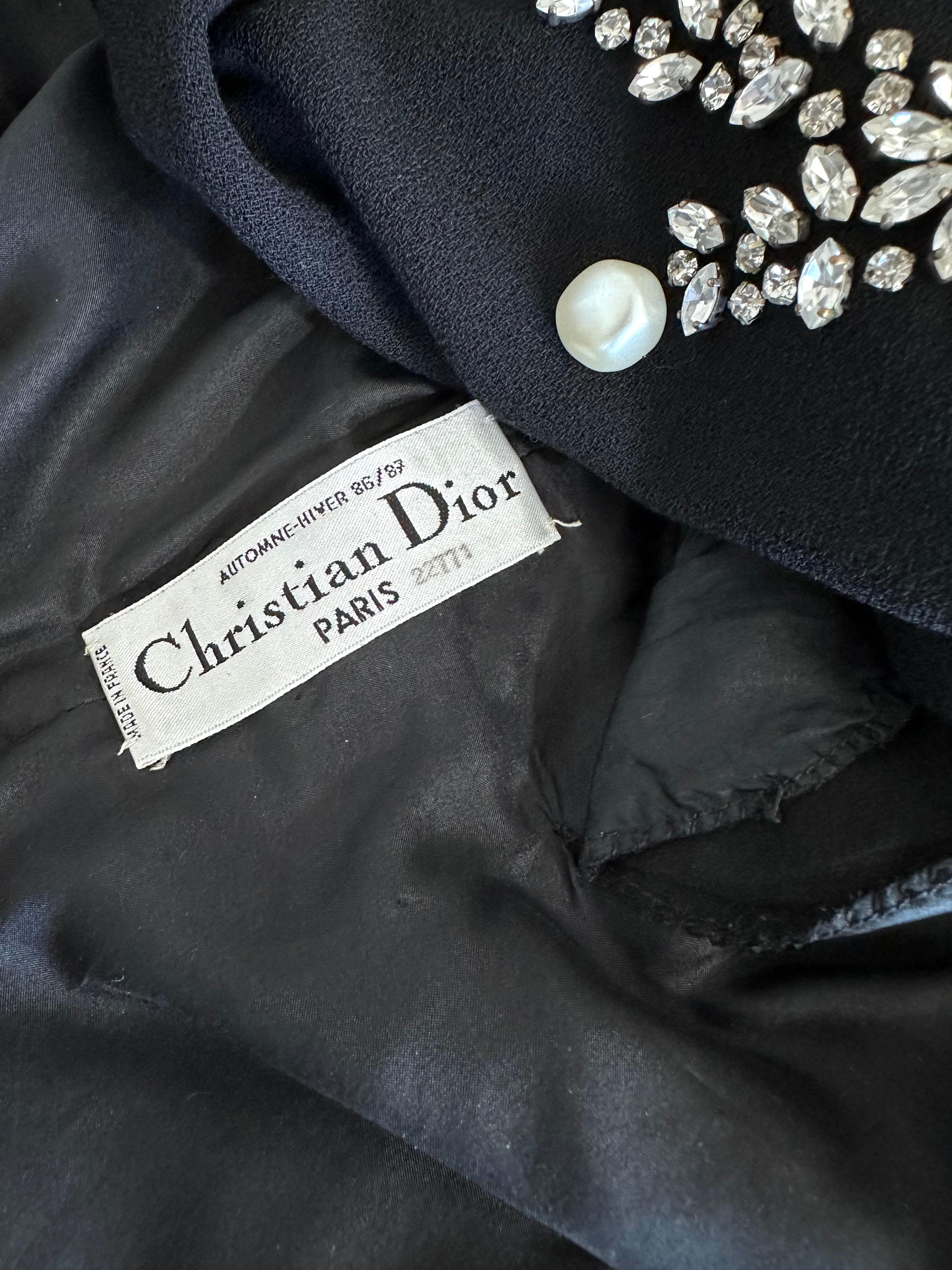Robe fourreau couture Christian Dior par marc Bohan F/W 86/87 en vente 7