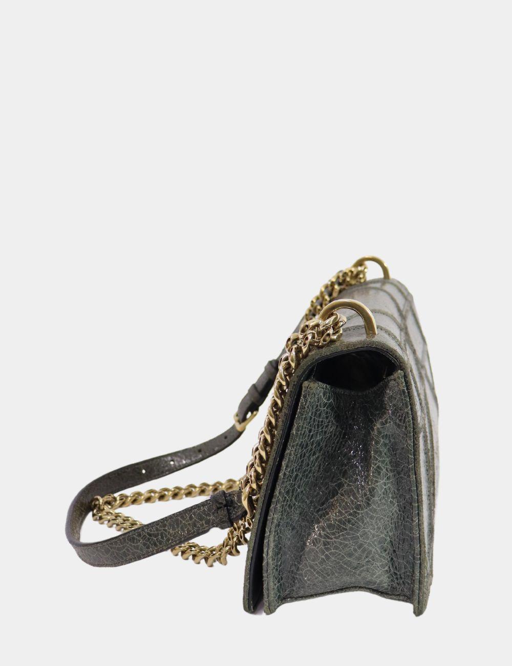 Christian Dior Crackled Diorama Bag In Fair Condition In Amman, JO