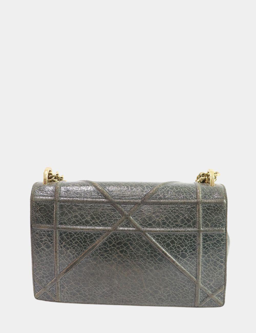 Women's Christian Dior Crackled Diorama Bag