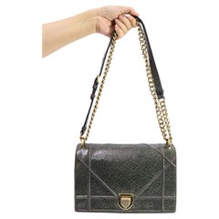 Christian Dior Crackled Diorama Bag