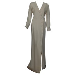 Christian Dior cream gown