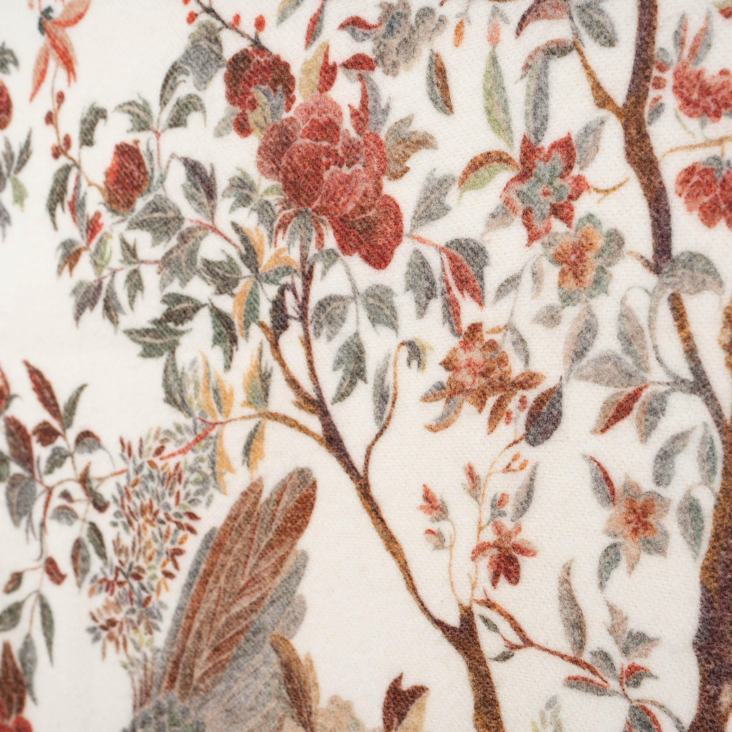 Beige CHRISTIAN DIOR cream wool 2024 JARDIN D'HIVER Throw Blanket For Sale