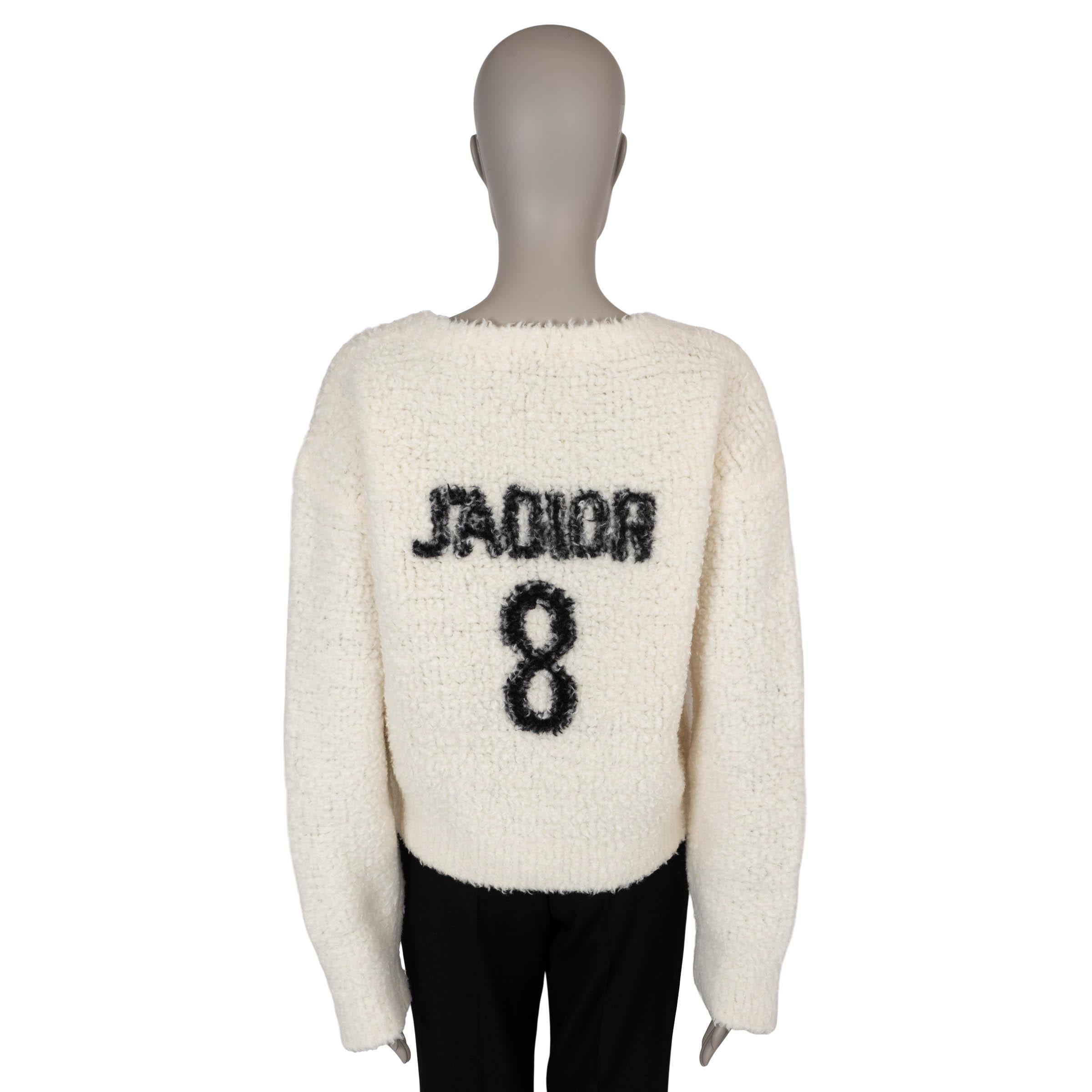 専門店では J'ADIOR 2021 blend wool cream DIOR CHRISTIAN 8 Sweater TEDDY トップス