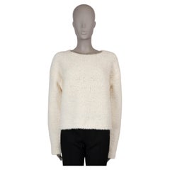 CHRISTIAN DIOR Pull J'ADIOR 8 TEDDY 2021 en laine crème mélangée 44 XL
