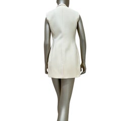 Christian Dior Cream Wool & Silk Vest Dress - Size 38