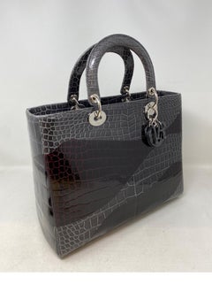Christian Dior Crocodile Lady Bag