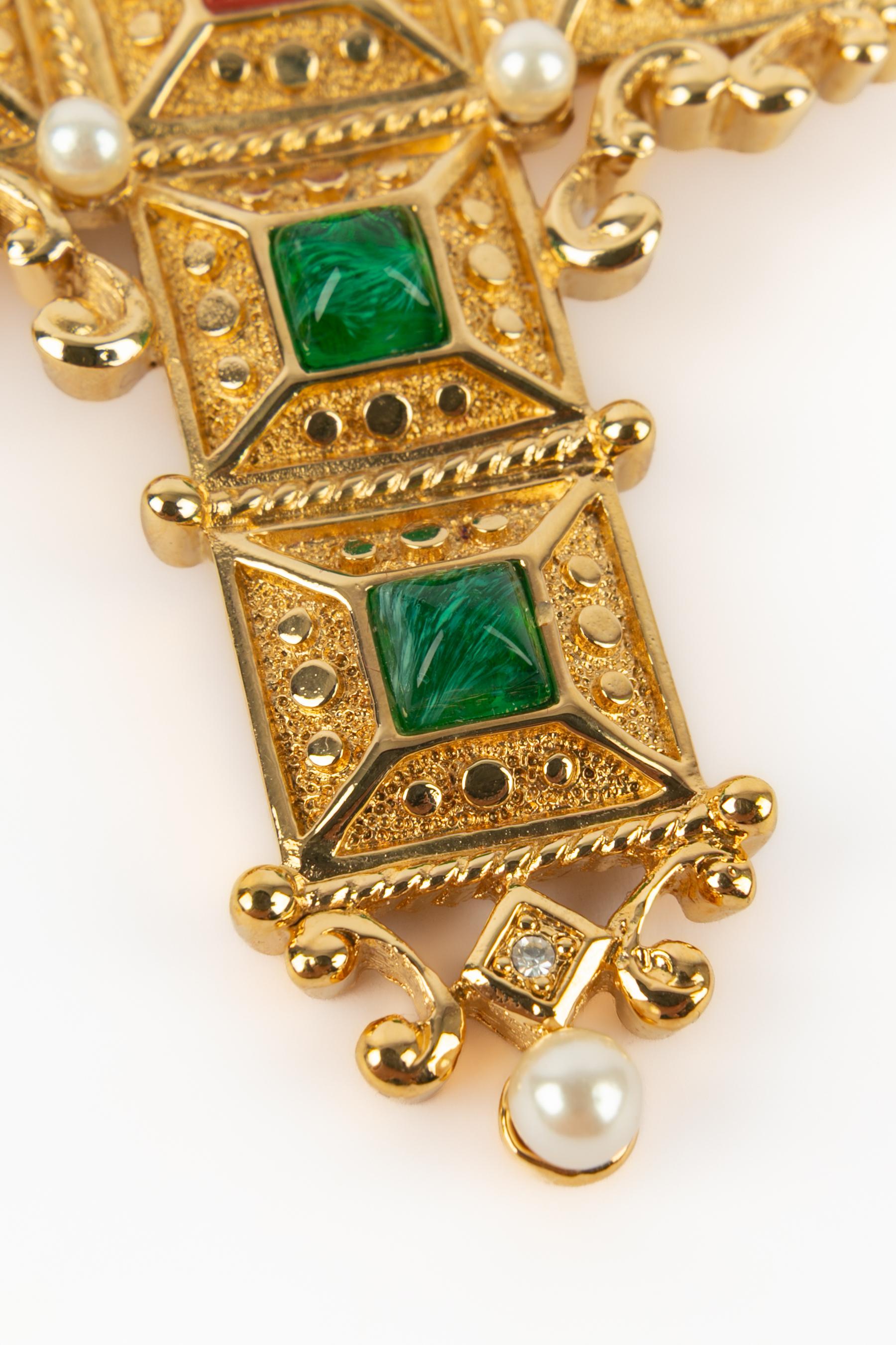 Christian Dior 'cross' necklace For Sale 5