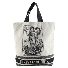 Christian Dior Cruise Shopping Tote Printed Canvas