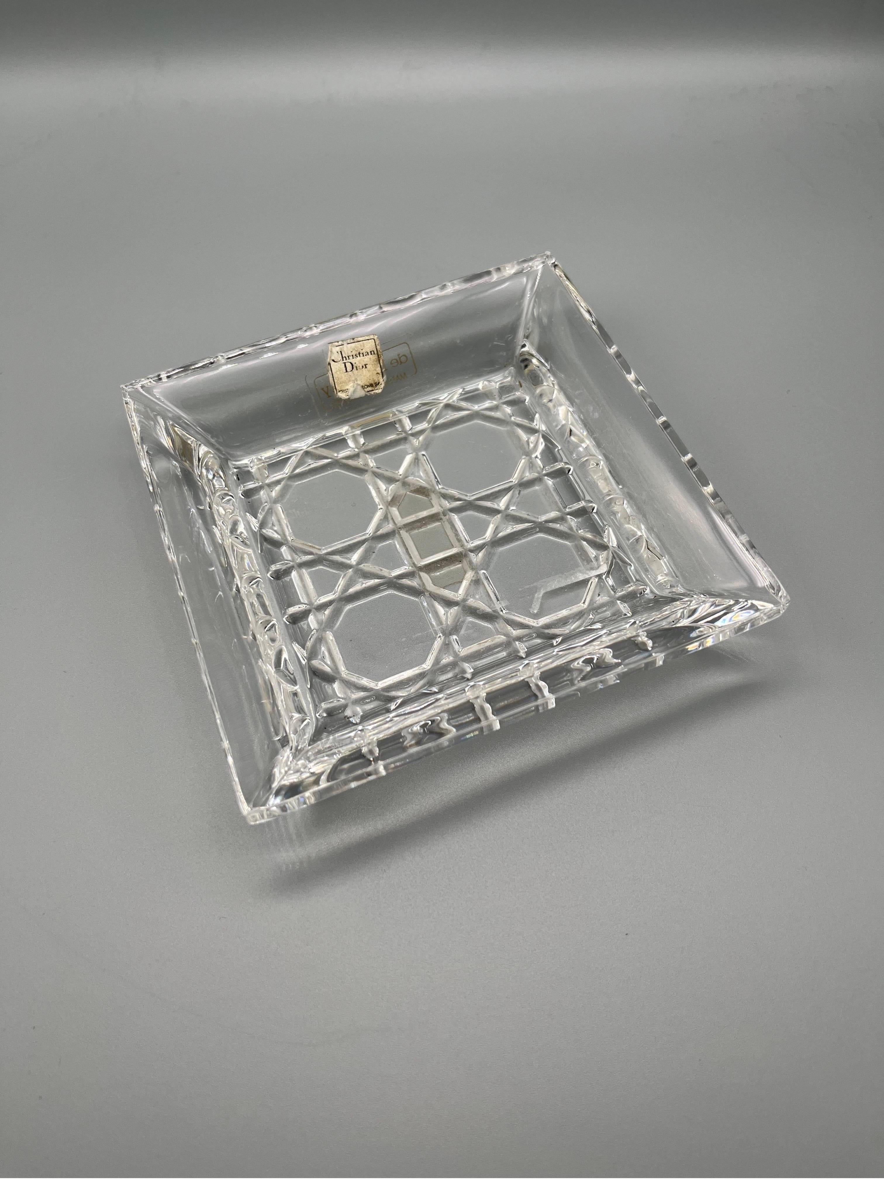 Christian Dior Crystal Ashtray 1980 1