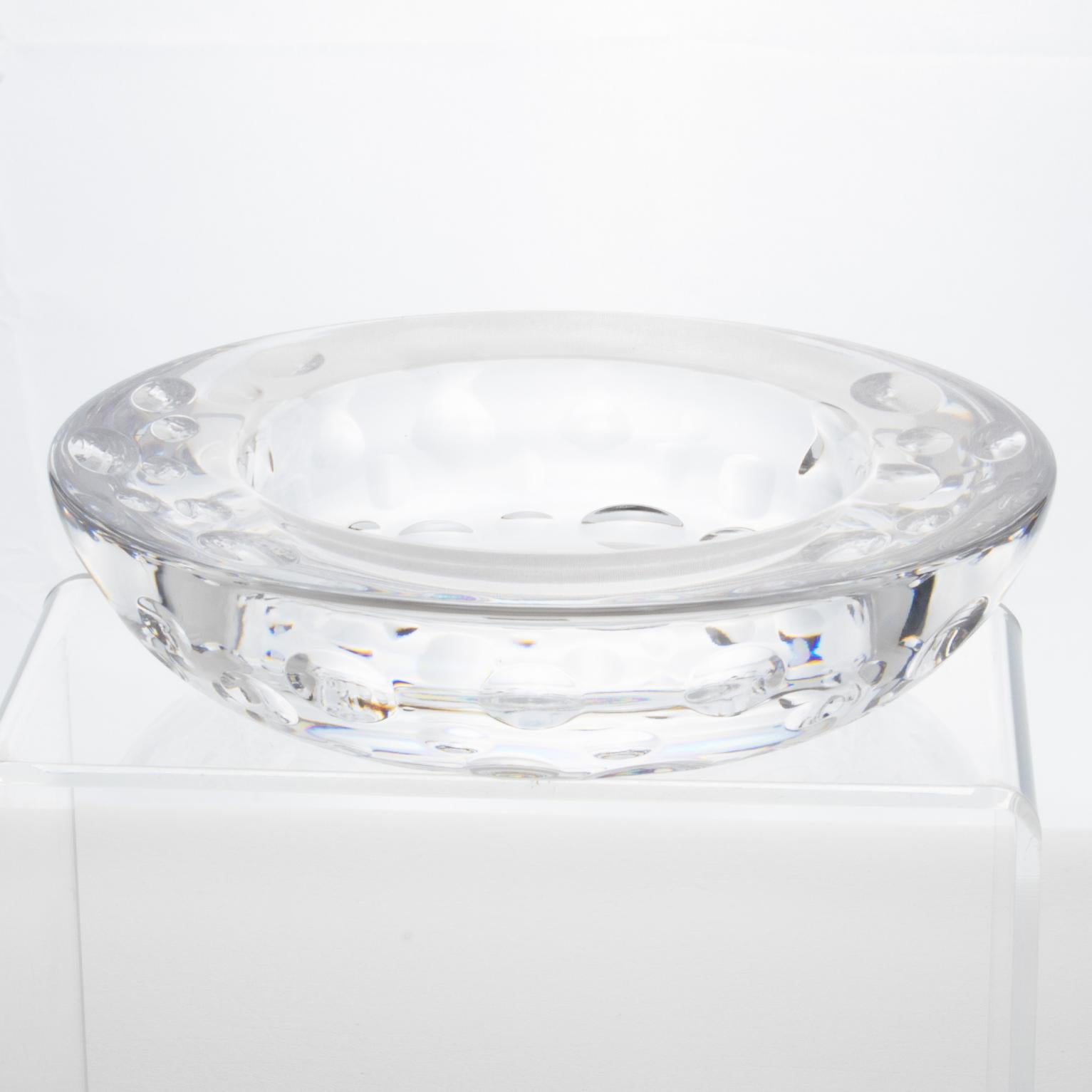 Christian Dior Crystal Cigar Ashtray Bowl Dish Catchall Desk Tidy 1