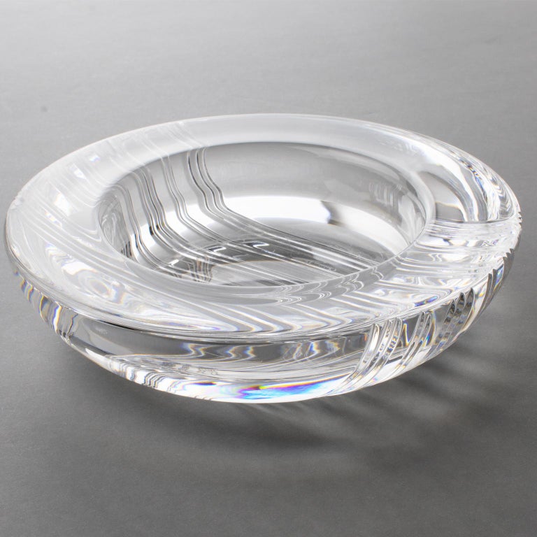 Christian Dior Crystal Cigar Ashtray Bowl Dish Catchall Desk Tidy For
