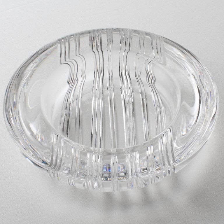 Christian Dior Crystal Cigar Ashtray Bowl Dish Catchall Desk Tidy For