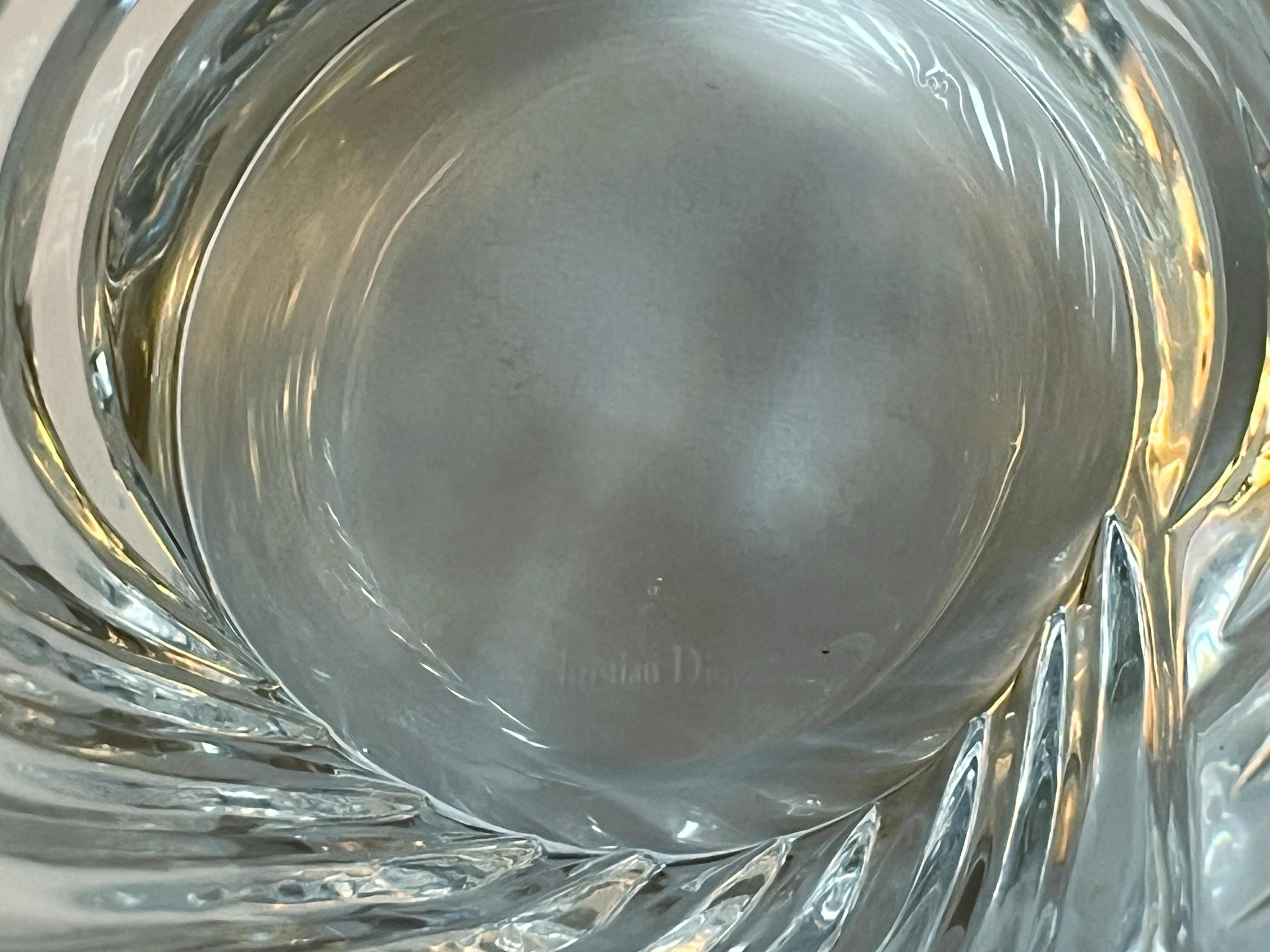 Vaso di cristallo Christian Dior in vendita 5
