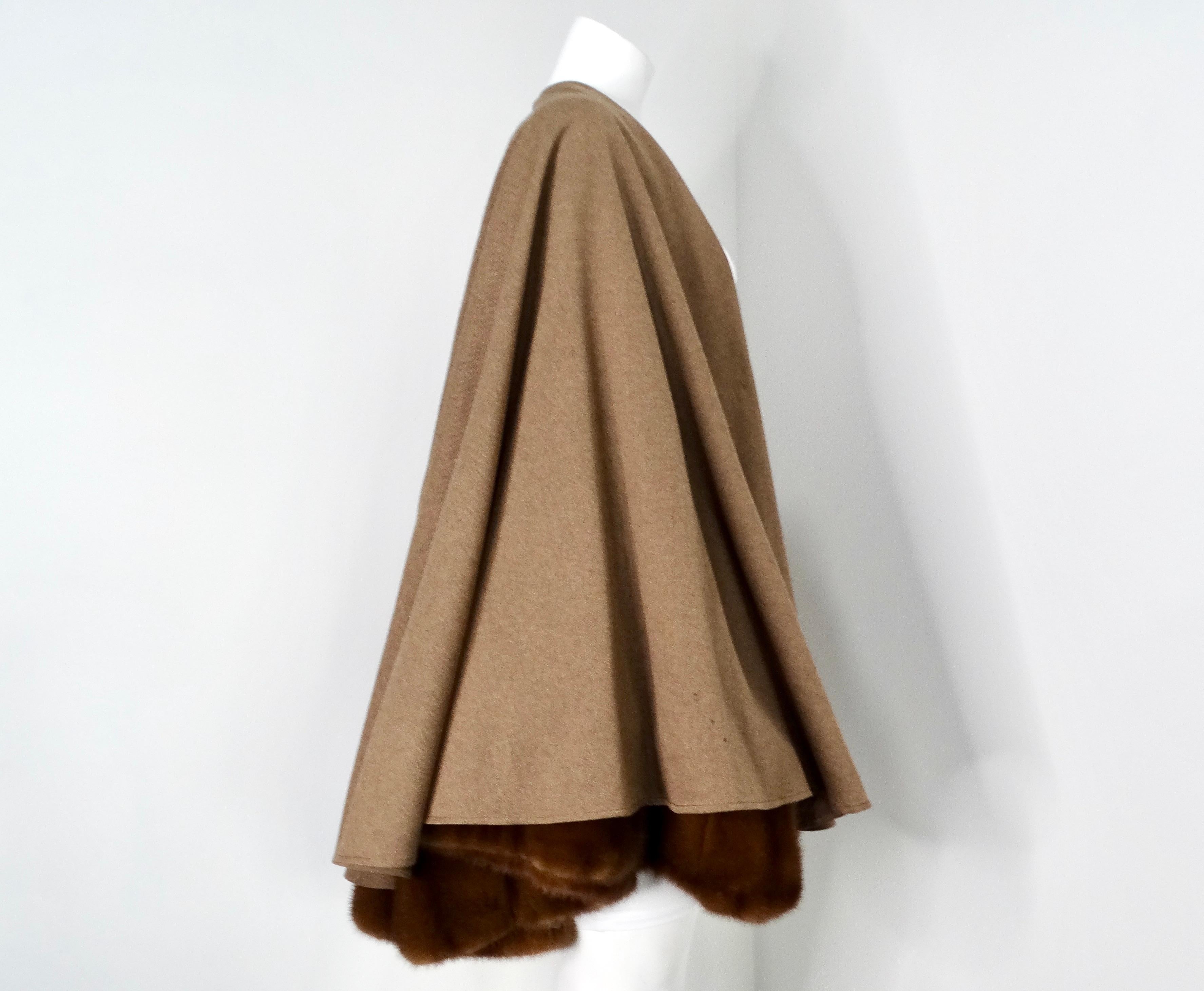 Christian Dior CUSTOM MADE 1 of 1 Châle en fourrure de zibeline russe circa 1980 en vente 2