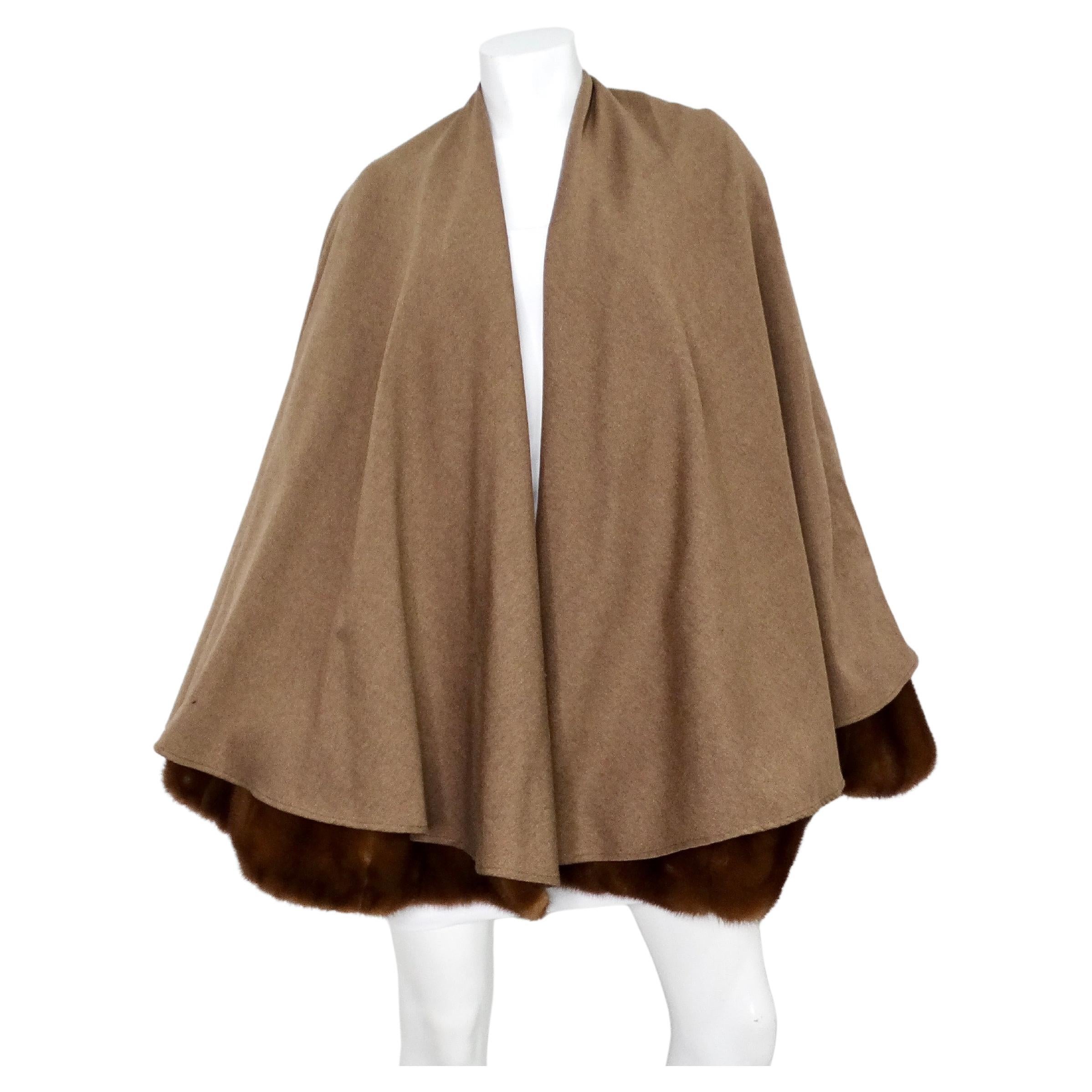 Christian Dior CUSTOM MADE 1 of 1 Châle en fourrure de zibeline russe circa 1980 en vente