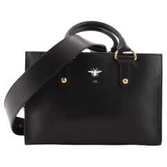Christian Dior D-Bee Top Handle Bag Leather