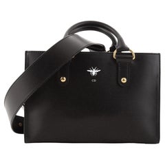 Christian Dior D-Bee Top Handle Tasche Leder