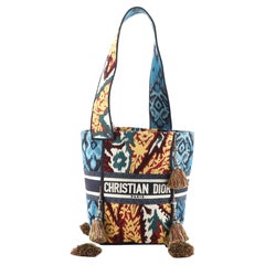 Christian Dior D-Bubble Bucket Bag Multicolor mit Paisley-Stickerei