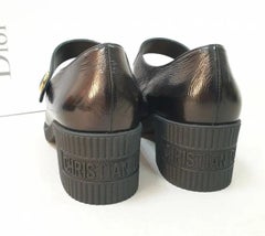 Christian Dior D-Doll Black Shiny Leather Pump