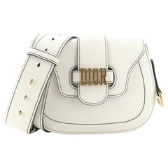 Christian Dior D-Fence Saddle Bag Leather Small